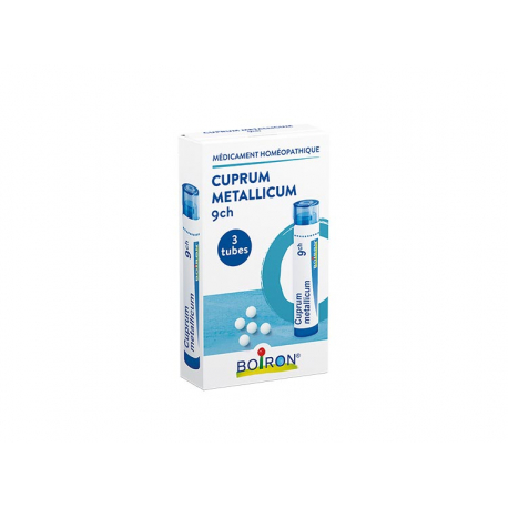 BOIRON Cuprum Metallicum 9 CH 3 Tubes Granules